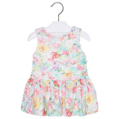 Mayoral Neonata Vestito Rilievi Stampati