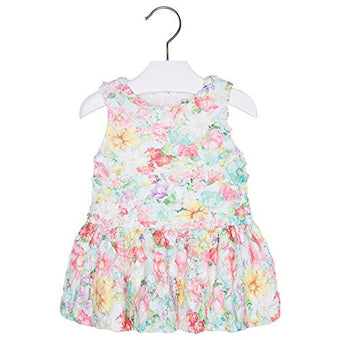 Mayoral Neonata Vestito Rilievi Stampati